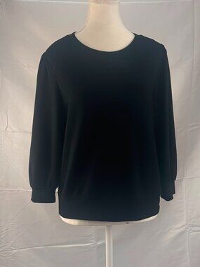 GF by Gentle Fawn Black Crewneck Pullover Top - Size M